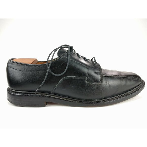Mens ALLEN EDMONDS Oxford HILLCREST BLACK Leather Shoes Size 10 D Made In USA main image 10